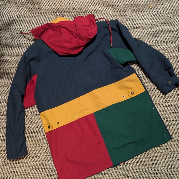 90s Colour Block Jacket Windbreaker - Picture 10 of 14